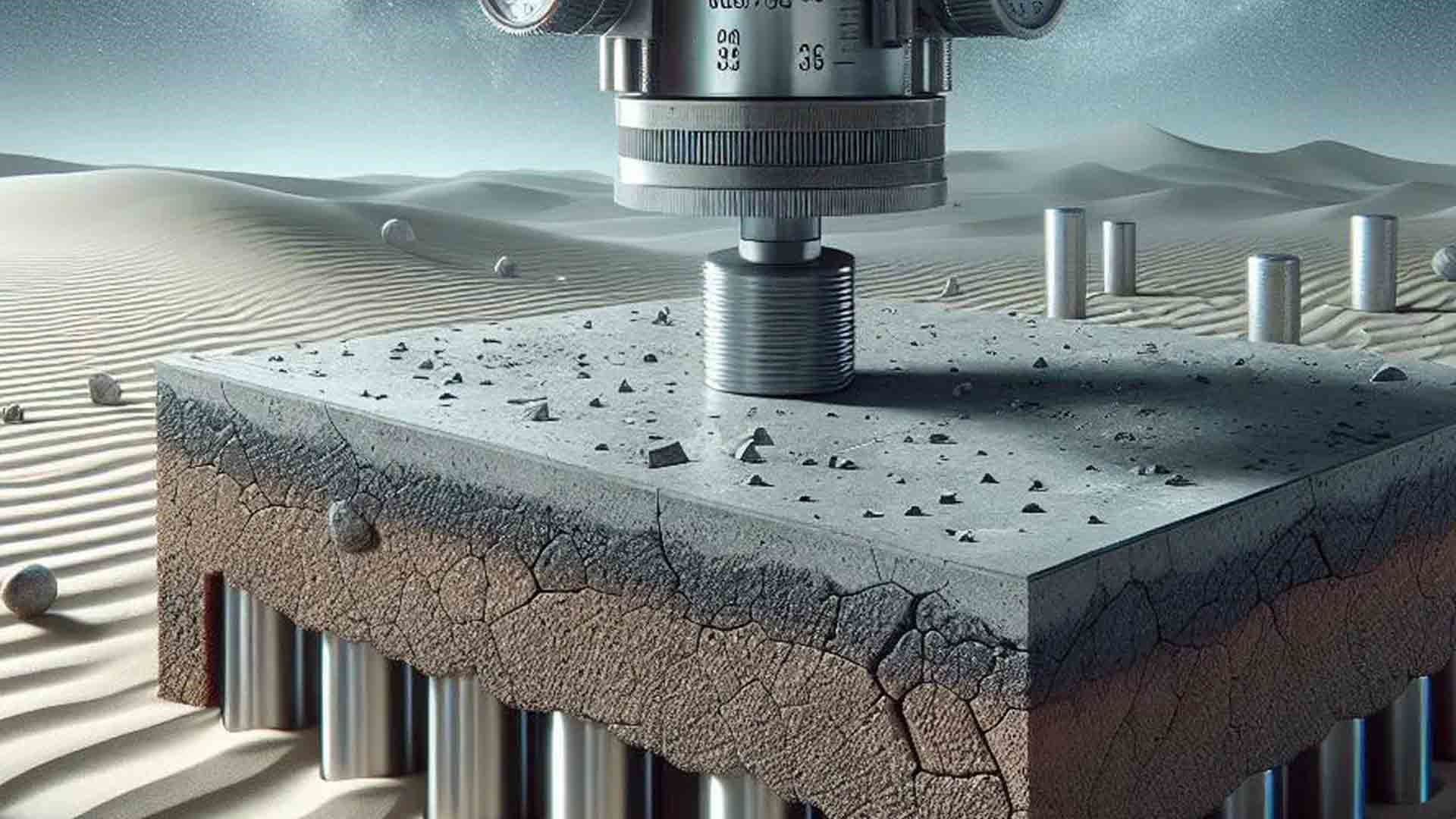 آزمایش تک محوری خاک